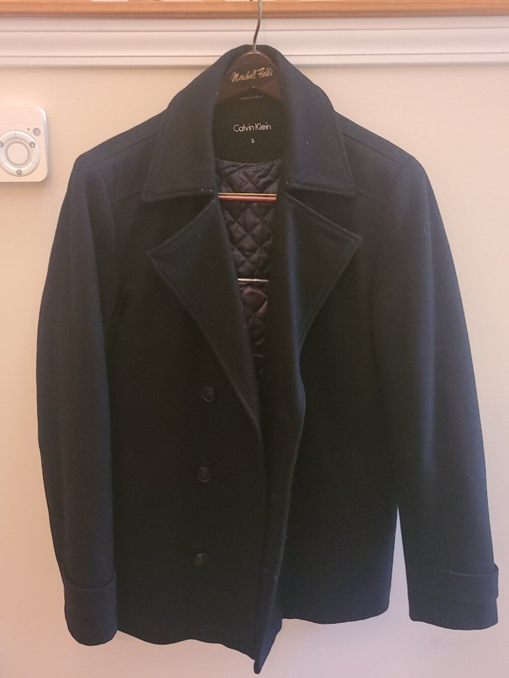 Mens - Calvin Klein Pea Coat - Small